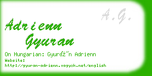 adrienn gyuran business card